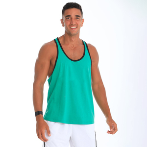 Fitness Running Chaleco Deportes al aire libre Tanque Hombres Imprimir Marca Algodón Tank Tops Hombre Gimnasio Sin mangas - Product Image 6