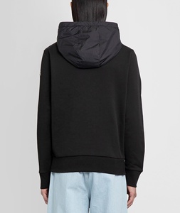 DEC Oem Personnalisé Noir Blanc Hoodies Hommes Français Terry Sweat Pull Logo Personnalisé Impression Hoodies Avec Grande Poche - Product Image 3