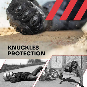Gants de course moto en cuir personnalisés Pro Five Fingers avec logo personnalisé, haute qualité, protection imperméable pour la course moto - Product Image 4