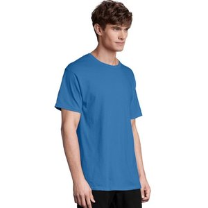 Camisetas de algodón para hombre, Camiseta corta a la moda 2025 con cuello redondo, camiseta informal de Color sólido para hombre, camiseta de talla grande en 18 colores, venta al por mayor de La M-6XL - Product Image 4