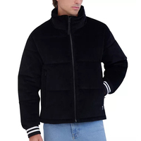 Veste matelassée légère et imperméable 2025 à col montant pour homme et femme, avec rembourrage en coton respirant et fermeture éclair, idéale pour l'hiver et les activités de plein air