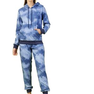 Dernier survêtement Tie Dye Survêtement femme à sublimation pour l'entraînement et le sport Vêtements tendance Slim Fit Hiver sur mesure - Product Image 1