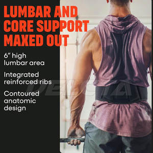 เข็มขัดนีโอพรีนยกน้ำหนักคุณภาพดี น้ำหนักเบา ผลิตในปากีสถาน ราคาถูก บริการ OEM - Product Image 3