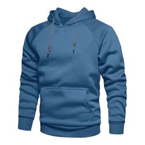 Sweat à capuche personnalisé avec logo en coton/bambou/polyester doublé de polaire respirant, streetwear surdimensionné, vêtements d'hiver confortables pour hommes - Product Image 6
