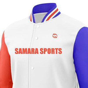 Fabricante personalizado Chenille parches bordados polar béisbol cuero mangas Letterman invierno cuero Varsity chaqueta - Product Image 4