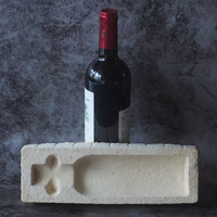 100% naturel mycélium vin spiritueux Fugni champignon plateau intérieur emballage remplacement plastique polystyrène EPS PU