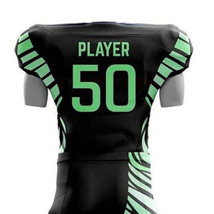 Diseña Tu Propio Logotipo, Uniforme de Fútbol Americano Sublimado, Servicio OEM, 100% Poliéster, Ligero, Transpirable, Mangas Cortas - Product Image 5
