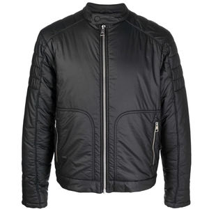 Chaqueta bomber acolchada para hombre, acolchada, resistente al agua, 100% poliéster, acolchada, a prueba de viento - Product Image 1