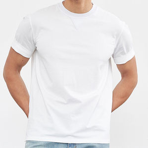 100% ropa de algodón para hombre, camiseta de manga larga con diseño en blanco liso para hombre, camisetas de manga larga con cuello redondo y manga larga de alta calidad - Product Image 4