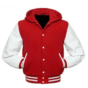 사용자 정의 도매 100% 폴리 에스터 새틴 Varsity 폭격기 야구 겨울 자켓 삼림 지대 남성 운동복 재킷