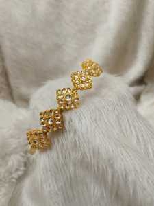 ที่คาดผม kundan อินเดียอินเดีย Matha pakisti เครื่องประดับผมเจ้าสาวสำหรับเป็นของขวัญแต่งงานเพื่อนเจ้าสาวลาย polki sheesh phool Tikka - Product Image 6