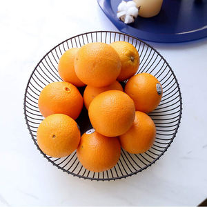 Vente chaude nouveauté fer panier de rangement taille personnalisée table décorative fer panier noir fini maison cuisine ustensile déco - Product Image 1