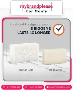 Jabón Exfoliante Perfumado Original para Hombre con Propiedades Calmantes y Blanqueadoras para la Piel, Producto de Cuidado Personal de Marca Personalizada OEM ODM - Product Image 4