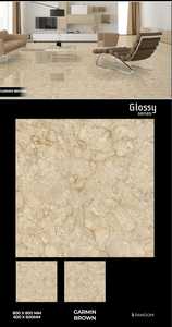 Azulejos de porcelana con acabado de madera rústico moderno, azulejos brillantes de 8-10mm de espesor con más de 5 años de garantía para salas de estar, diseño de apartamentos - Product Image 4