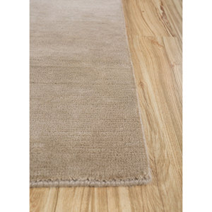 พรมขนสัตว์ถักมือสีเบจและสีน้ำตาล ลายแบบนามธรรม สำหรับห้องนั่งเล่น พรมรูปทรงสี่เหลี่ยมผืนผ้า สำหรับทางเดิน รุ่นพรมแบบจิ๊กซอว์ สำหรับวัยรุ่น-AIWL-3013 - Product Image 4