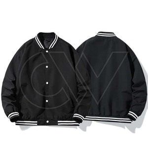 Chaquetas de Béisbol Varsity Personalizadas al por Mayor, Última Moda de Invierno, Chaquetas Universitarias con Letras Personalizadas, Cuello Alto, Alta Calidad - Product Image 4