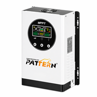 Contrôleur de charge solaire MPPT PATTERN 100A 12V 24V 36V 48V Auto LCD RS485 pour système de stockage d'énergie domestique