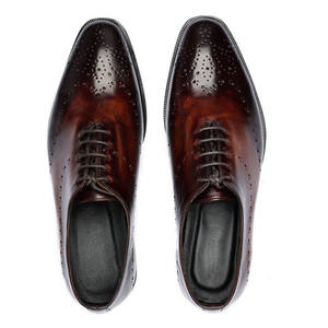 Genuine Leather Handmade Business Casual <b>Shoes</b> for <b>Men's</b> Career Use - Product Image 4