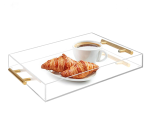 <b>Acrylic</b> Serving Trays Unique Design <b>Acrylic</b> for Wedding Event Decoration Giveaway Gifts Eid Tray Hot Selling - Product Image 6
