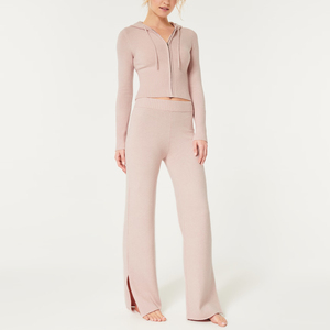 High Quality Flared Custom <b>Tracksuit</b> Jogger Flare Joggers <b>Tracksuits</b> for Men Pants <b>Velour</b> <b>Women</b> Oversized Plain Sweat Suits - Product Image 1