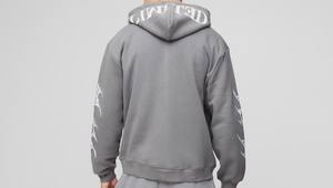 เสื้อฮู้ดพิมพ์ลายสกรีนกำหนดได้เองสำหรับทุกเพศมีซิปแบบสลิมฟิตเสื้อมีฮู้ดผ้าคอตตอนรุ่นเฮฟวีเวตสำหรับ100% - Product Image 4