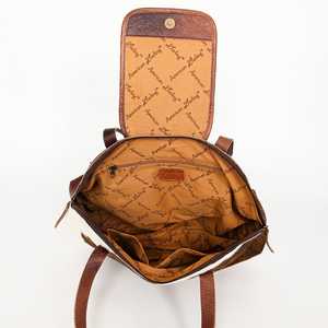 Vente chaude Western Sac à main en cuir repoussé Automne Sacs de transport dissimulés Décorations florales au prix de gros - Product Image 6