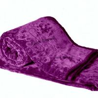 100% Polyester Jacquard bedruckte gestrickte Nerz decke Super weiche Winter Plain Nerz decke