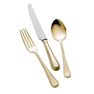 Couverts royaux personnalisés, ustensiles de cuisine, ensembles de couverts plaqués argent avec poignée en résine à double abat-jour, ensembles de couverts - Product Image 4