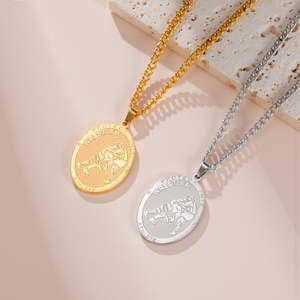 Pendentif de lutteur vintage plaqué or, argent sterling 925, pendentif de lutte sportif, collier, bijoux, cadeaux pour hommes et femmes - Product Image 3