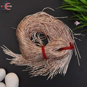 Vente en gros de fil de lingot français de qualité fine 1mm Bobine française Travail d'or Broderie Fil de soie Couture DIY Accessoires Bijoux - Product Image 2