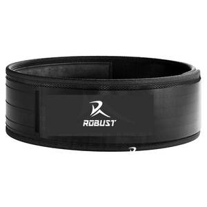 Cinturón de Levantamiento de Pesas Transpirable de Nailon y Neopreno con Cierre de Gancho y Bucle para Entrenamiento de Fuerza en el Gimnasio - Product Image 2