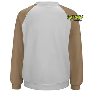 Sweat-shirt unisexe en polaire à col rond, tissu chaud, vêtements décontractés pour l'automne et l'hiver, fournisseur en gros personnalisé - Product Image 4