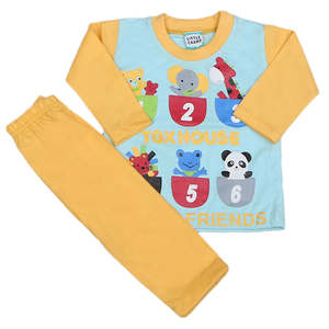Traje de 2 Piezas de Manga Larga para Niños - Amarillo - Product Image 4