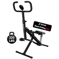 Máquina de Ejercicio Multifuncional para Abdominales y Sentadillas, Entrenador de Cuerpo Completo, AB Rider, Crunch Power Rider, Glúteos, Cardio