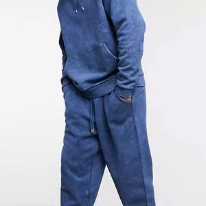 ชุดวอร์มผู้ชายแบบย้อมสีเอซิดสั่งทำพิเศษ ผ้าคอตตอนหนา 100% สไตล์สตรีทแวร์ สำหรับทุกเพศ - Product Image 2