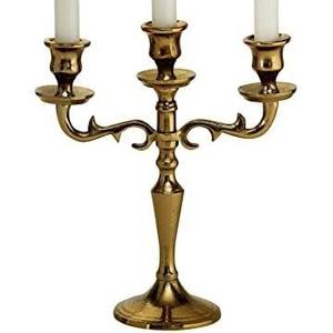Elegant Silver Metal Candle Holder Set - <b>Tall</b> <b>Table</b> Centrepiece for Wedding, parties & Home Decor - Product Image 3