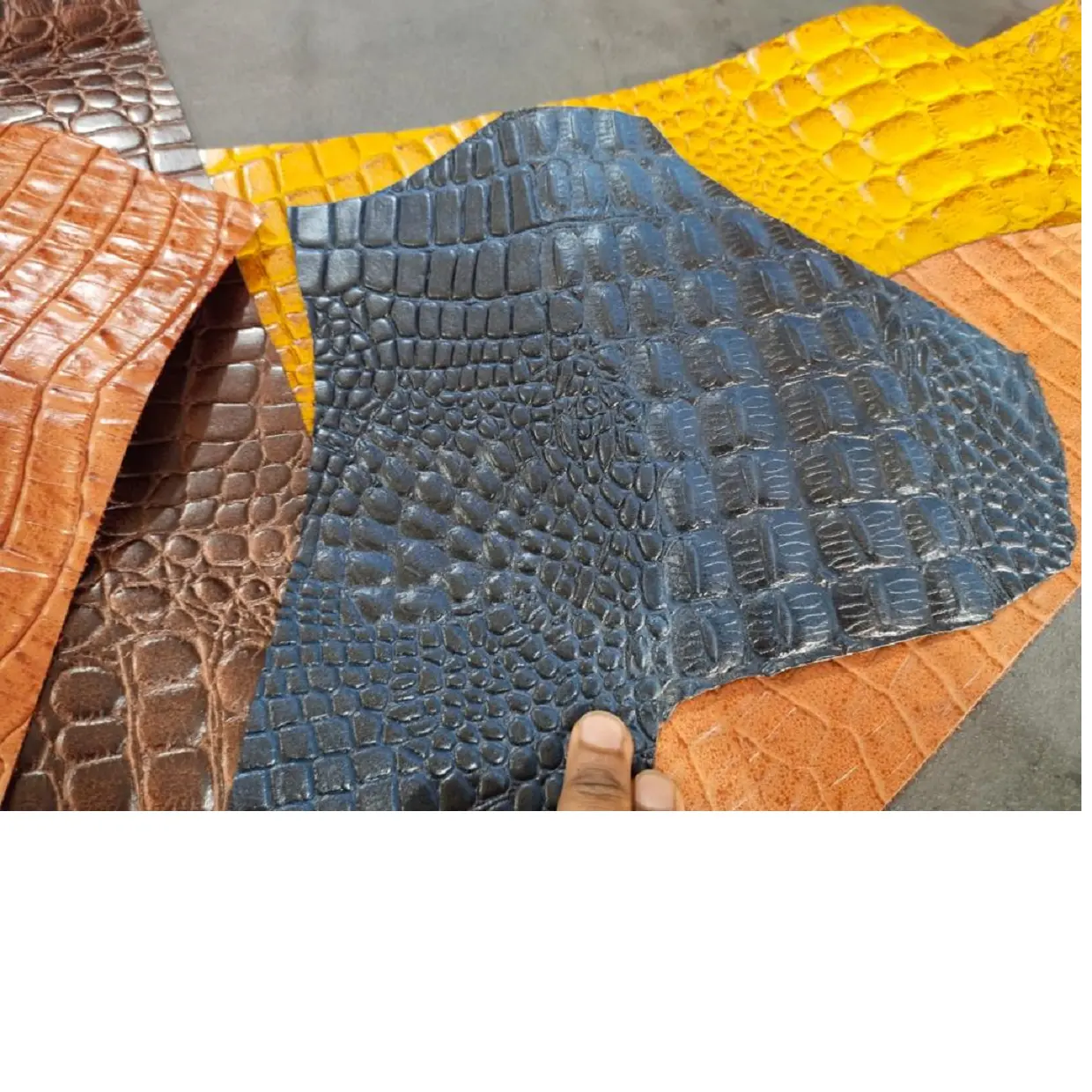 Kulit Kerbau Timbul Buatan Khusus Tersedia Dalam Berbagai Macam Warna dan Tekstur Ideal untuk Pembuat Jurnal dan Pembuat Tas