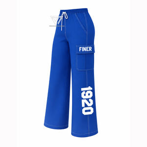 Vente en gros de vêtements de sororité grecs Zeta Phi Beta Pantalon cargo brodé Accessoires grecs - Product Image 1