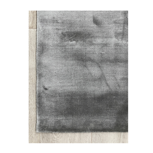 Alfombra de Diseño Floral Moderno, Tejida a Mano con Seda/Lana y Viscosa, Diseño Sólido, Forma Rectangular, Lavable, Antideslizante, Pelo Mediano - Product Image 2