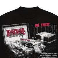 T-shirt graphique surdimensionné personnalisé 100% coton lourd écologique séchage rapide effet vintage streetwear homme femme unisexe
