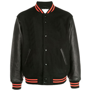Vestes universitaires OEM patchs de broderie vierges personnalisés Letterman Varsity Jacket CollegeBaseballjacket pour hommes expédition DDP - Product Image 1