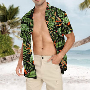 Camisas de playa de sublimación personalizadas más vendidas, calidad profesional, su propio diseño, cómodas camisas de playa de sublimación - Product Image 3
