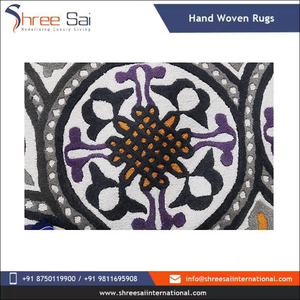 Meilleure vente 100% coton tissé tapis Boho rayé tapis de sol avec glands lavable plat tissage tapis chambre confortable tapis ensembles - Product Image 4