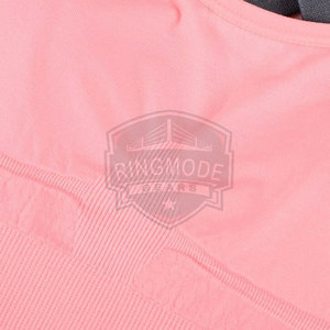 Soutien-gorge de sport pour femmes Fitness, design simple, logo frontal, respirant, écologique, maintien moyen, Spandex/Polyester, personnalisable - Product Image 3