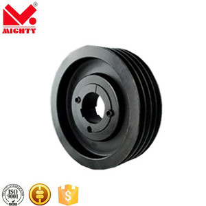 Puleggia in Ghisa Personalizzata per Piccoli Motori Elettrici, Foro 10mm/Larghezza 50mm, 3 Scanalature, Bilanciamento Dinamico 100% - Product Image 3
