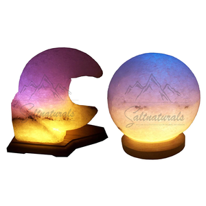Lámpara de sal del Himalaya de alta calidad Exportación a granel de cristal natural de Pakistán para el ambiente de la habitación - Product Image 1