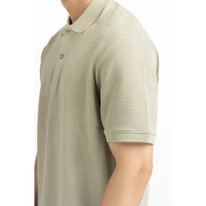 Polo Clásico para Hombre, Antiarrugas, de Seda, con Bordado, en Colores Oscuros, con Patrón Sólido, Tallas hasta 6XL, Corte Corto para Golf, ODM - Product Image 4