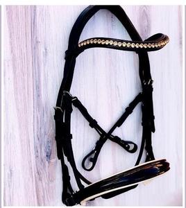 Bride de cheval de conception anatomique Bride en cuir de cheval anatomique - Product Image 1