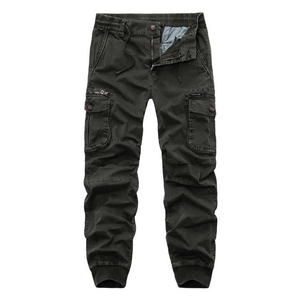 Poches Premium hommes Cargo pantalon hommes décontracté multi-poches grande taille pantalon hommes Outwear droit hiver pantalon pantalon - Product Image 3