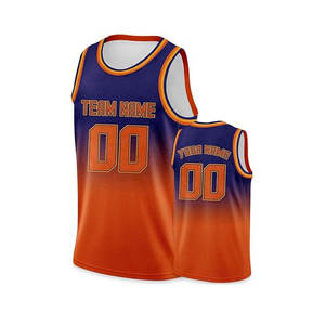 Maillots de basket-ball sublimés en gros, logo brodé personnalisé, uniformes de basket-ball classiques - Product Image 4
